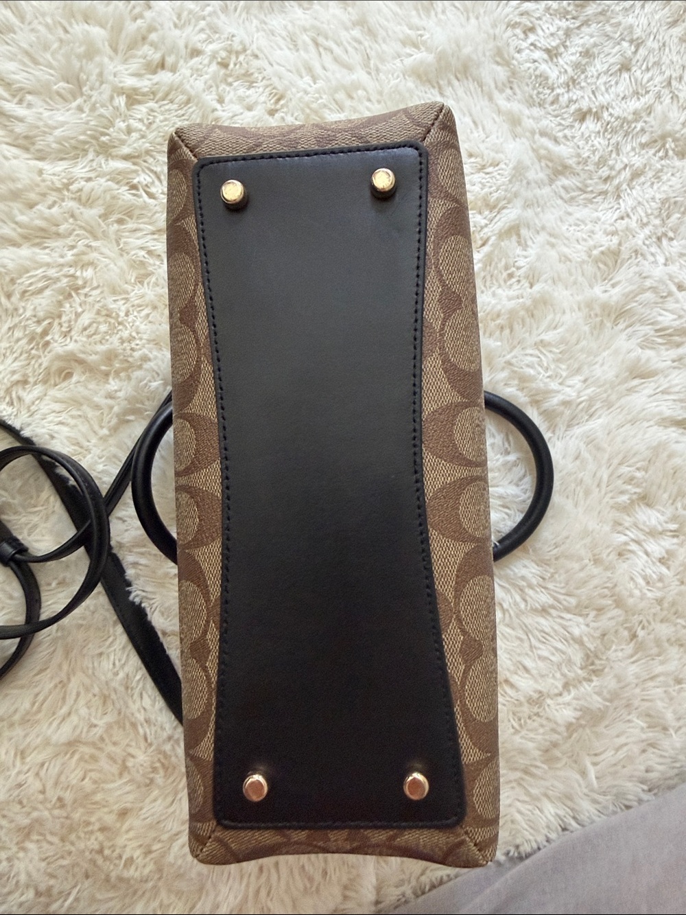 Coach Brown and Black Crossbody Bag - Picture 5 of 8